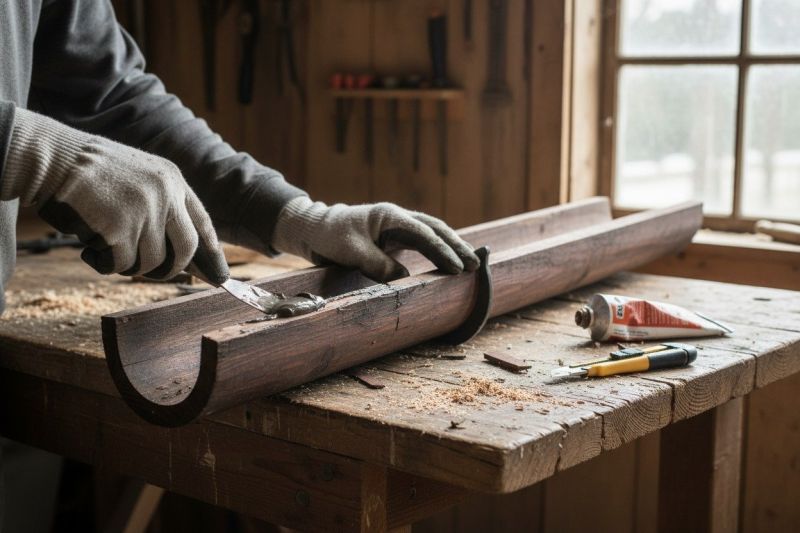 Half Round Gutter Installation