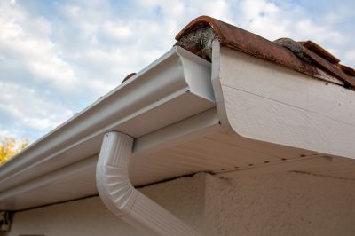 Close-up of Gutter Seam